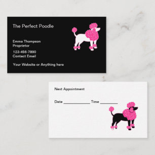 Trendy Dog Grooming Afspraak Visitekaartjes