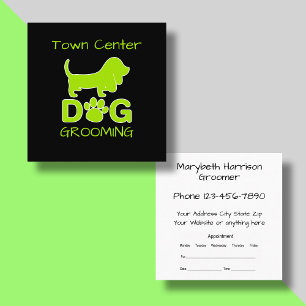 Trendy Dog Grooming Afspraak Visitekaartjes