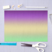 Trendy donker paarse lichtgele groene gradiënt tissuepapier (Craft)