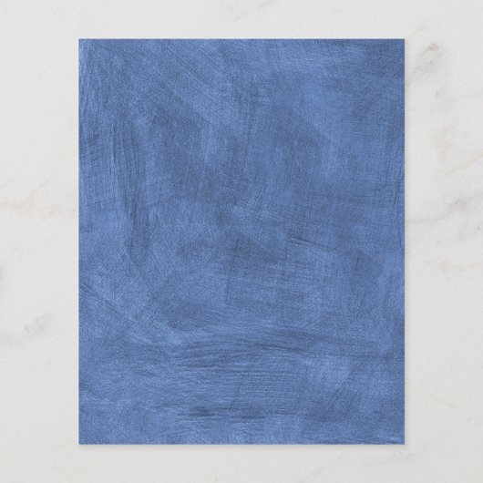 Trendy donkerblauwe flyer voor het verzorgen van h (Achterkant)