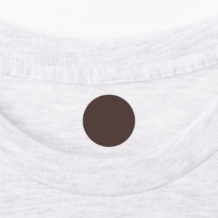 Trendy Donkere Mocha Bruin - Label