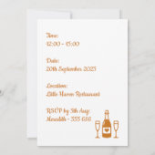 Trendy Doodle Handgetrokken Stijl Bruids Brunch Do Kaart (Achterkant)