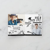 Trendy Doodle Sketch Magazine Hoesje Afstudeerder (Binnen)