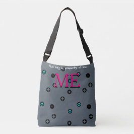 Trendy Dot Custom Monogrammed Crossbody Bag Tas