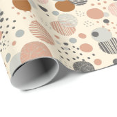 Trendy dots pattern cadeaupapier (Rol Hoek)