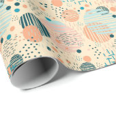 Trendy dots pattern cadeaupapier (Rol Hoek)