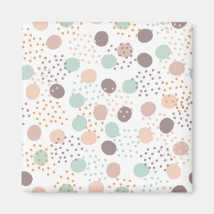 Trendy dots pattern magneet