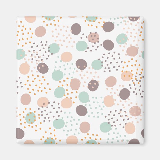 Trendy dots pattern magneet (Voorkant)