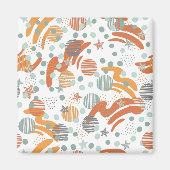 Trendy dots pattern magneet (Voorkant)