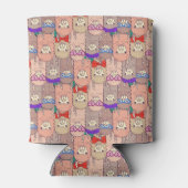 Trendy Dpress Llama Pattern Blikjeskoeler (Achterkant)