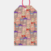 Trendy Dpress Llama Pattern Cadeaulabel (Achterkant)
