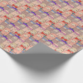 Trendy Dpress Llama Pattern Cadeaupapier (Hoek)