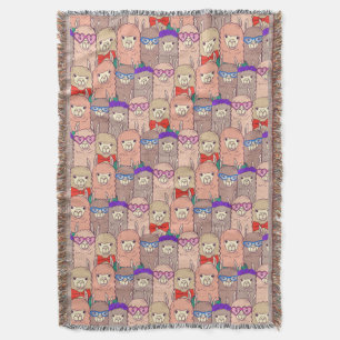 Trendy Dpress Llama Pattern Deken