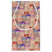 Trendy Dpress Llama Pattern Klein Cadeauzakje (Achterkant)