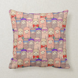 Trendy Dpress Llama Pattern Kussen