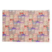 Trendy Dpress Llama Pattern Kussensloop (Achterkant-Links)