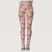 Trendy Dpress Llama Pattern Leggings (Voorkant)