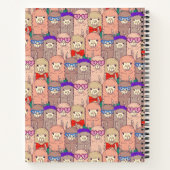 Trendy Dpress Llama Pattern Notitieboek (Achterkant)