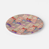 Trendy Dpress Llama Pattern Papieren Bordje (Gekanteld)