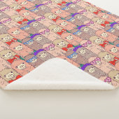 Trendy Dpress Llama Pattern Sherpa Deken (3/4)