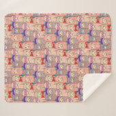 Trendy Dpress Llama Pattern Sherpa Deken (Voorkant (horizontaal))