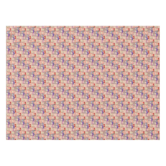 Trendy Dpress Llama Pattern Tafelkleed (Voorkant (Horizontaal))