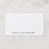 Trendy Dragon visitekaartje sjabloon (Achterkant)