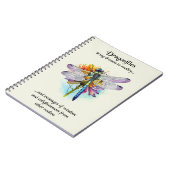 Trendy Dragonfly Notitieboek (Linkerzijde)