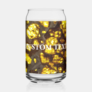 Trendy drink blikglas met aangepaste fotoprint blikvorm glas