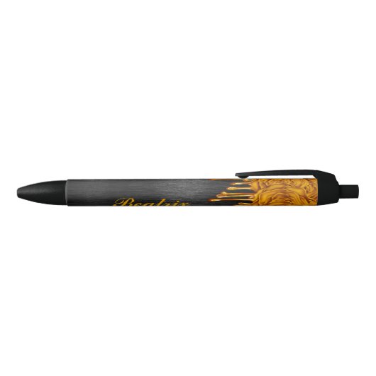 Trendy Driving Rozen Aangepaste pen Gold (Bovenkant)