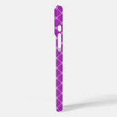 Trendy druif, Paarse kriskras Case-Mate iPhone Case (Achterkant / Links)