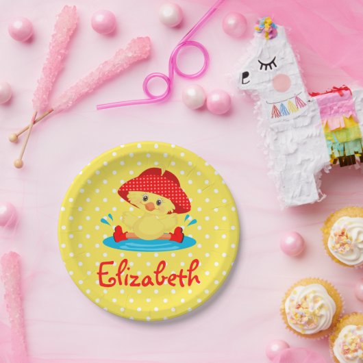 Trendy Duck Papieren Bordje (Feest)