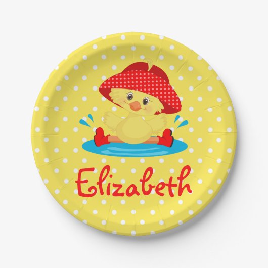 Trendy Duck Papieren Bordje (Voorkant)