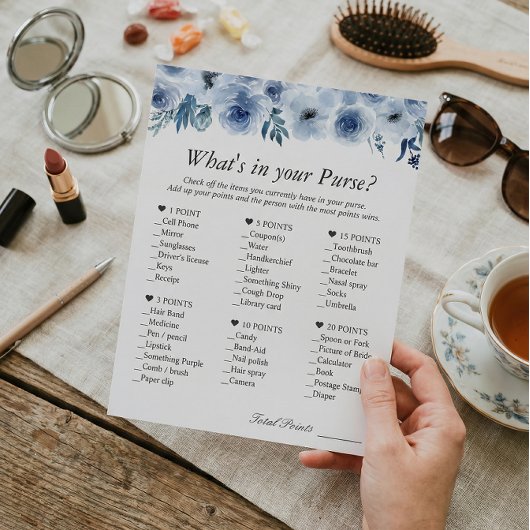 Trendy Dusty Blue Floral wat zit er in je paardens Flyer