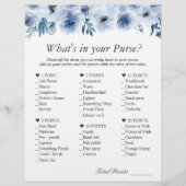 Trendy Dusty Blue Floral wat zit er in je paardens Flyer (Voorkant)