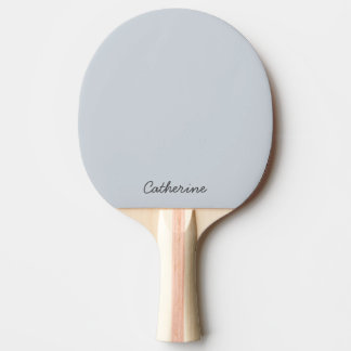 Trendy Dusty Bluish Gray Custom Ping Pong Paddle Tafeltennisbatje