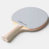 Trendy Dusty Bluish Gray Custom Ping Pong Paddle Tafeltennisbatje (Voorkant Gekanteld)