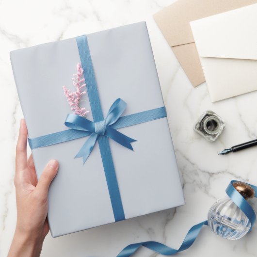 Trendy Dusty Bluish Grey - Wrapping Paper Roll Cadeaupapier (Geschenken)