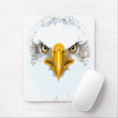 Trendy Eagle Head Moderne Pop Art Sjabloon Muismat (Met muis)