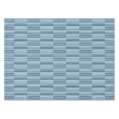 Trendy Earthy Blue Stripes Tafelkleed (Voorkant (Horizontaal))