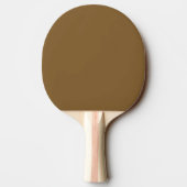 Trendy Earthy Brown Custom - Ping Pong Paddle Tafeltennisbatje (Achterkant)