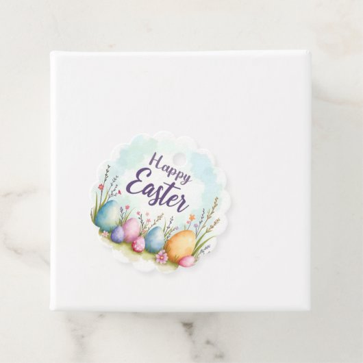 Trendy Easter Eggs Beautiful Collection Bedankjes Labels (In situ)