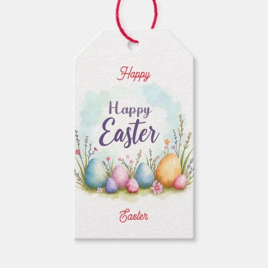 Trendy Easter Eggs Beautiful Collection Cadeaulabel (Voorkant)
