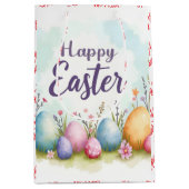 Trendy Easter Eggs Beautiful Collection Medium Cadeauzakje (Voorkant)