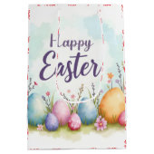 Trendy Easter Eggs Beautiful Collection Medium Cadeauzakje (Achterkant)