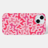 Trendy eendenkoraalrif Schattige Roze Camo Y2K Mat Case-Mate iPhone Case (Achterkant (horizontaal))