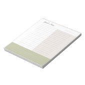 Trendy Eenvoudig Colorblock Notitieblok (Linkerzijde)