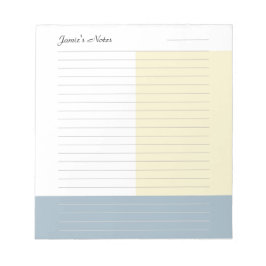 Trendy Eenvoudig Colorblock Notitieblok