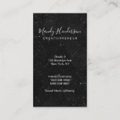 Trendy Eenvoudig / Gespikkeld (sinaasappel) Visitekaartje (Achterkant)