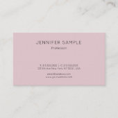 Trendy Eenvoudig Modern Ontworpen Sjabloon Elegant Visitekaartje (Voorkant)